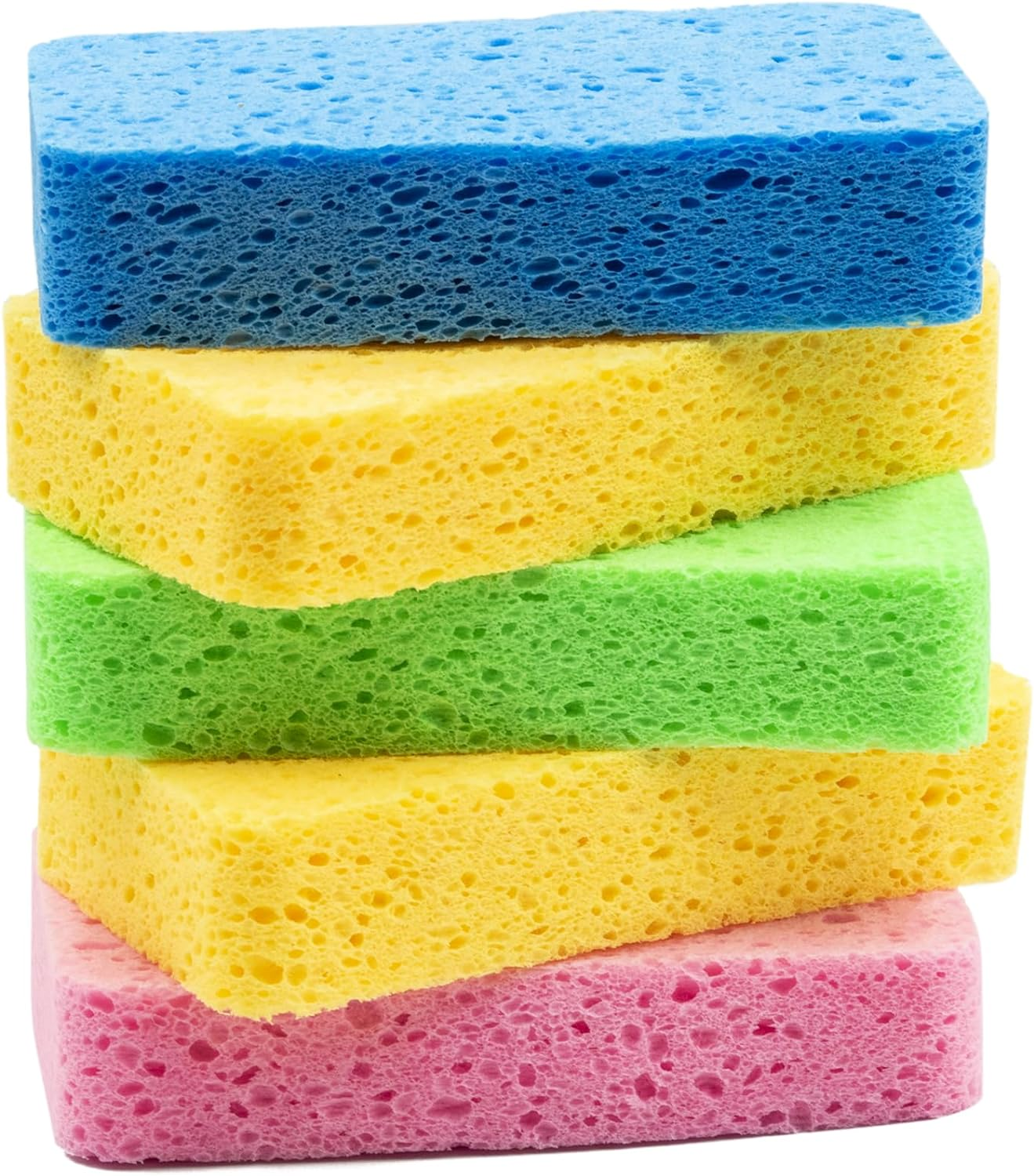 Large Cellulose Sponges, Kitchen Sponges for Dish, Thick Heavy Duty Scrub 