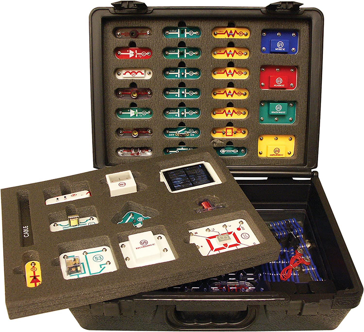 SNAP CIRCUITS Extreme SC-750R STEM Electronics Training Kit, Ages 8+