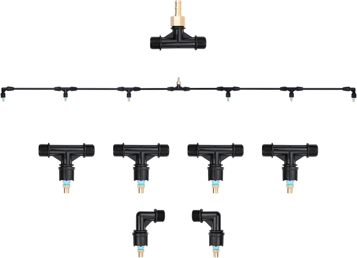 6-Nozzle Poly Boom Wand with 3/8