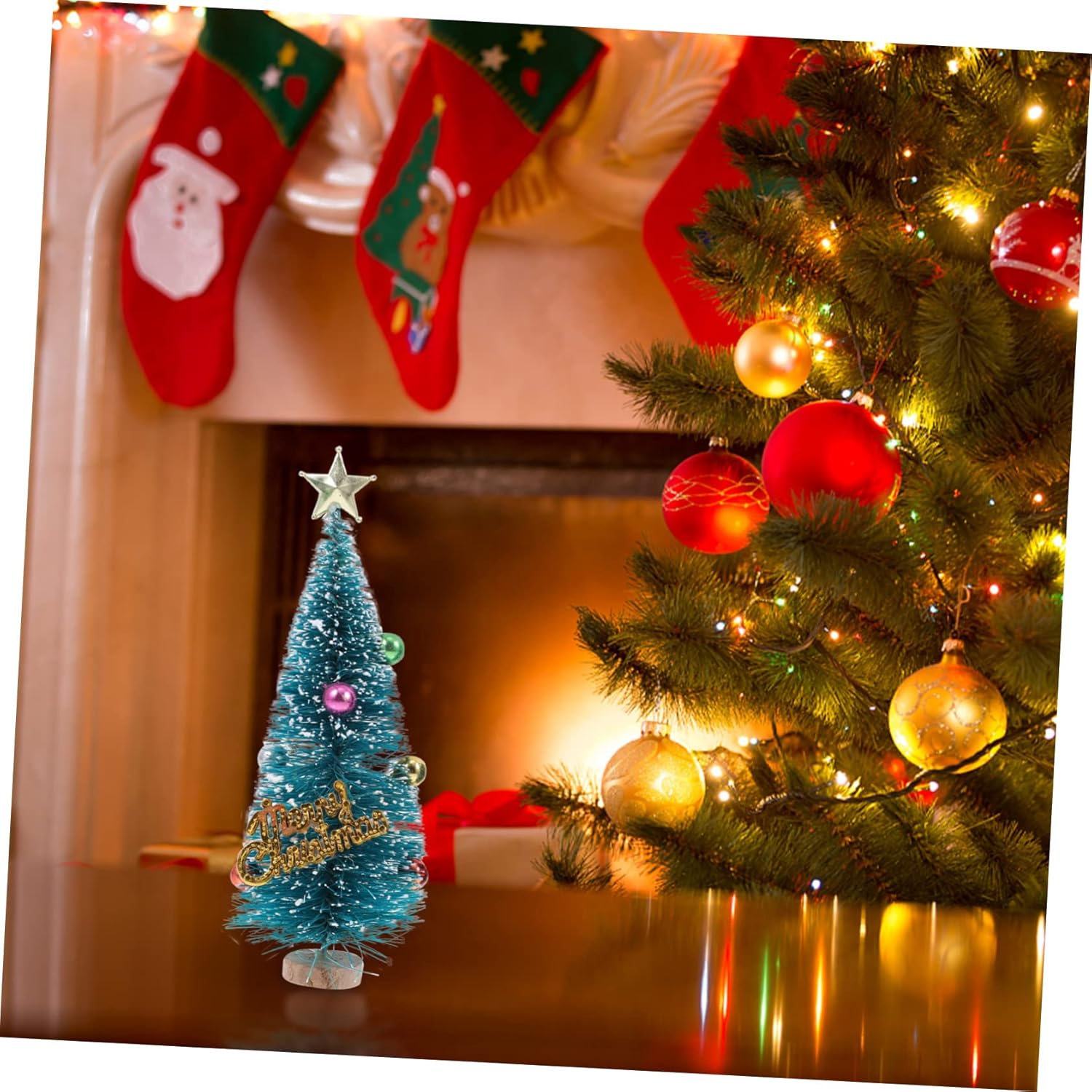 GAROZATION 2pcs Mini Christmas Tree Artificial Tree Miniature Pine Tree Adora... - Picture 9 of 13