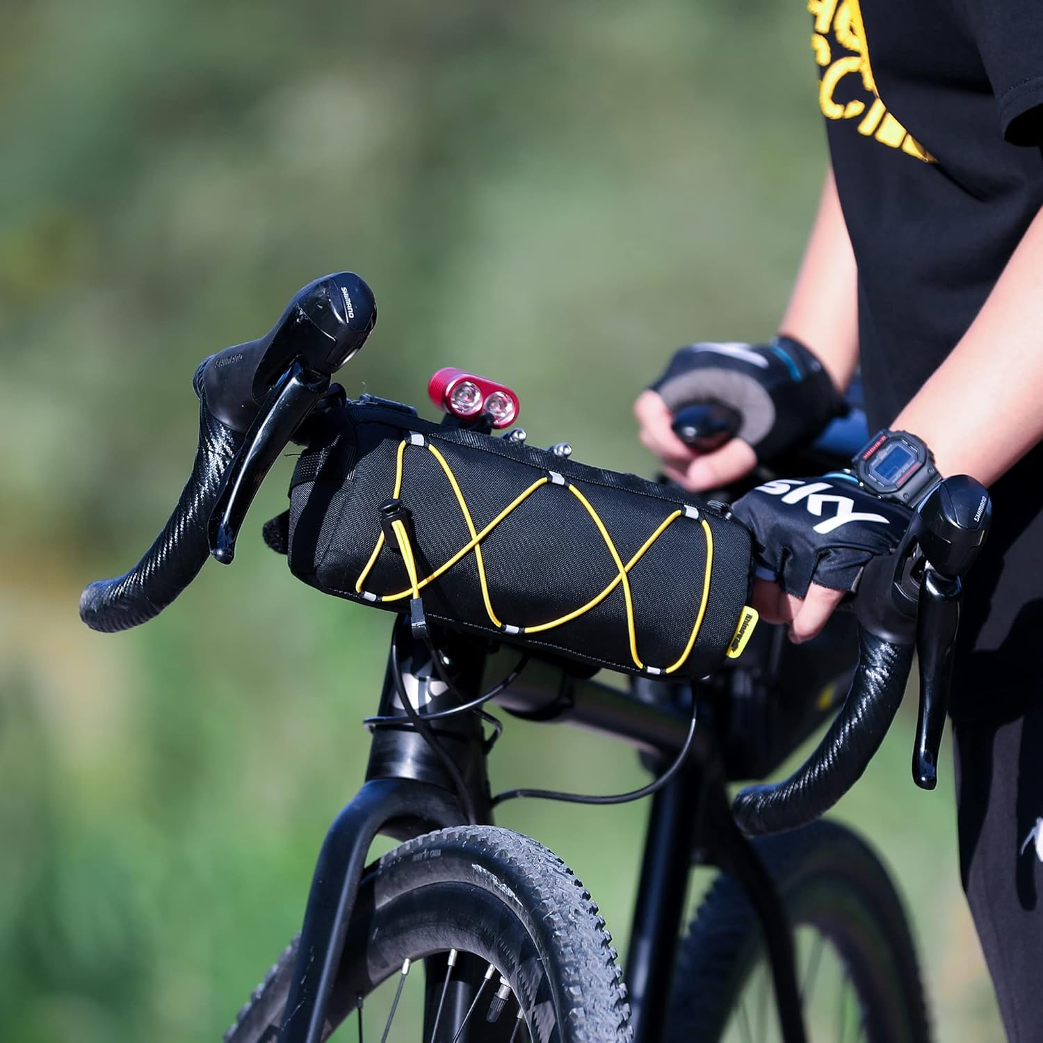 Rhinowalk Bike Handlebar Bag Bicycle Front Bag Shoulder Bag Storage Bag with ... - Picture 7 of 20