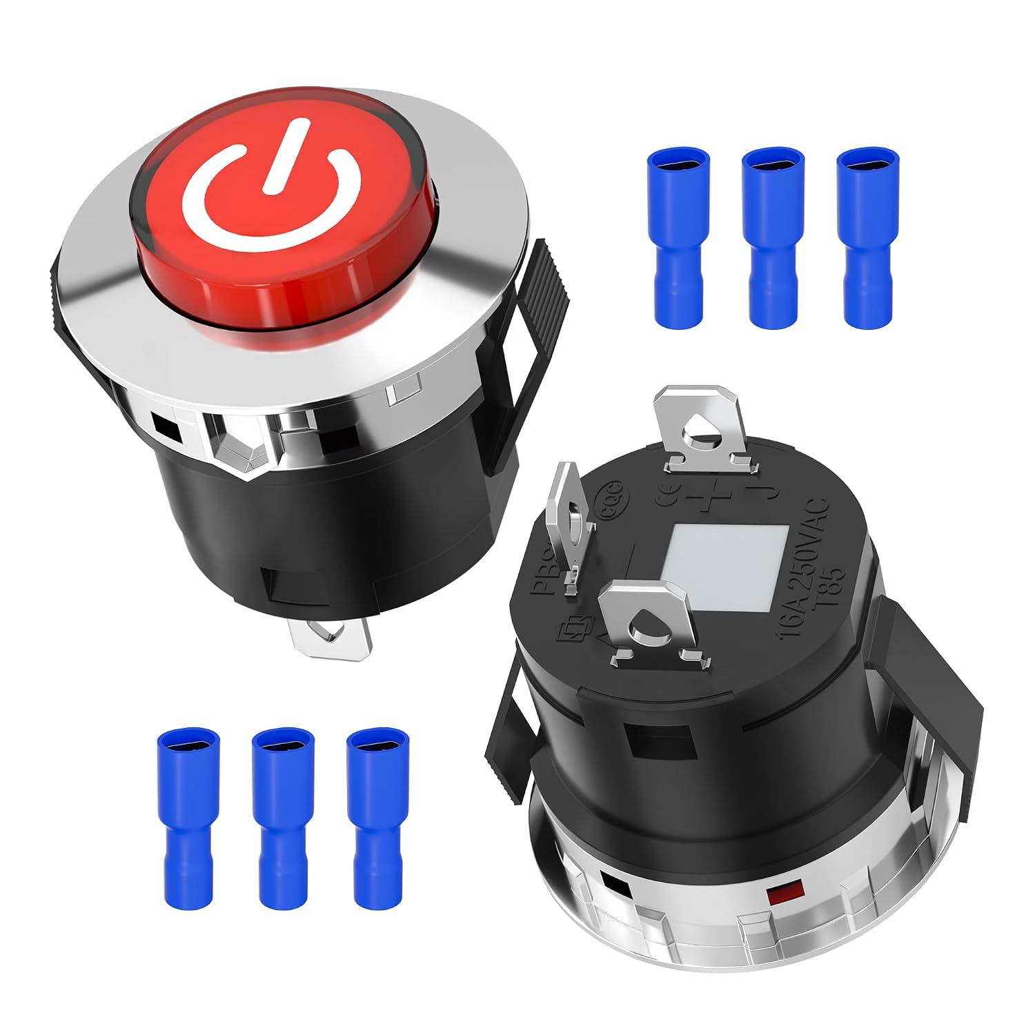 12V Key Ignition Start Switch, Replacement Part Compatible with Electric Ride-On Toy Car