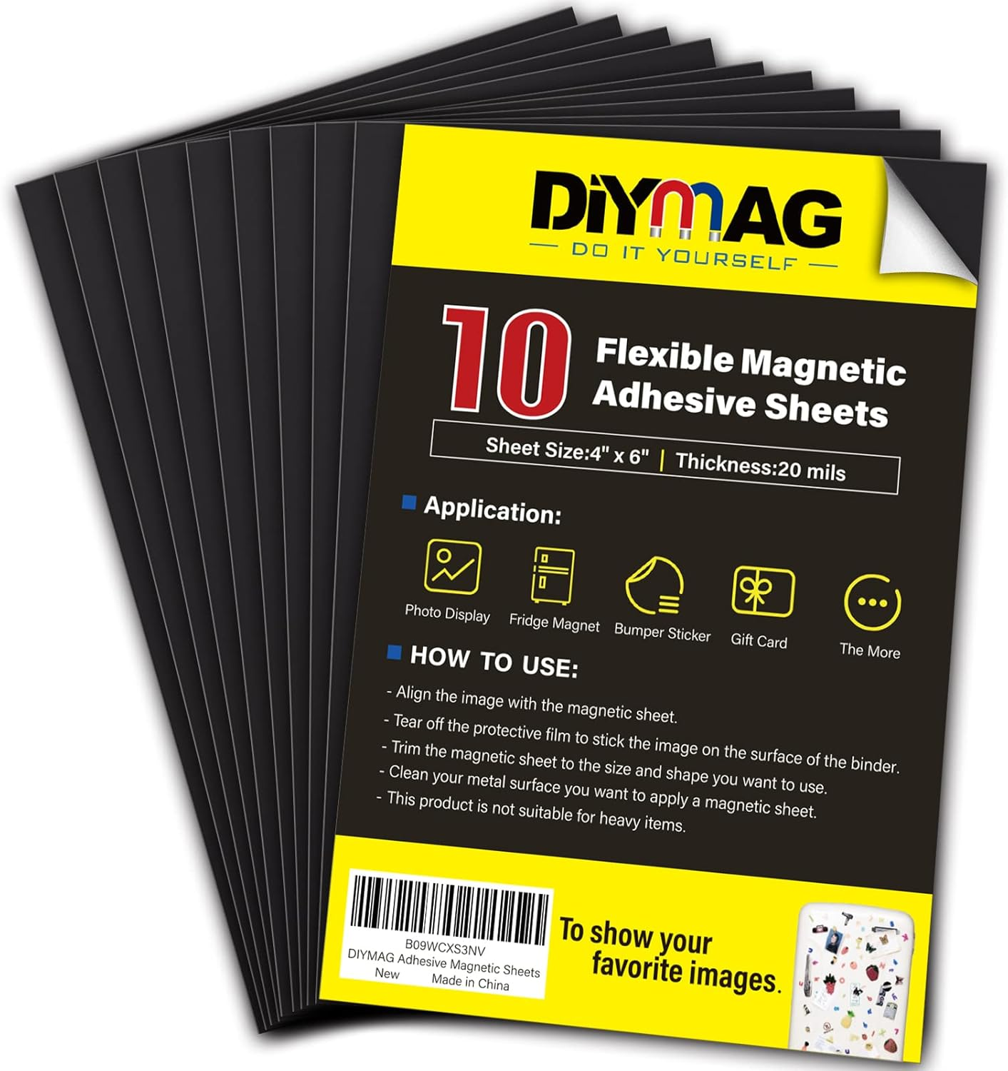 Magnetic Adhesive Sheets, 4