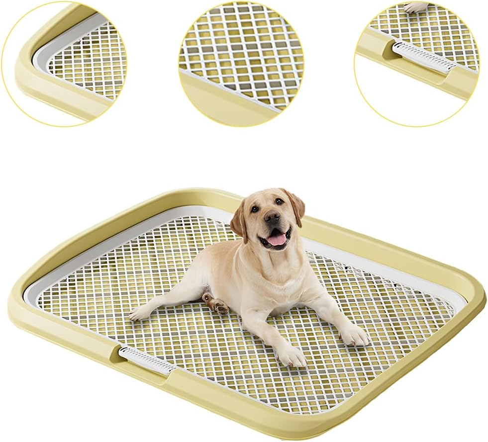 TOMVAES Small Puppy Dog Toilet, Dog Potty Train Pad Puppy with Protection Wal... - Picture 4 of 13