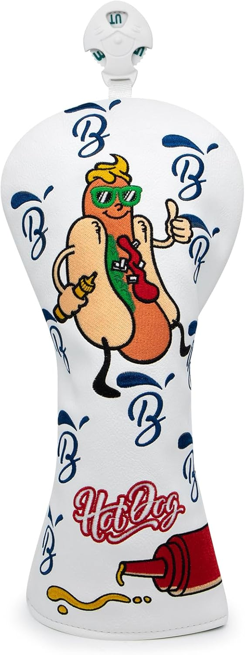 Golf Club Covers, Hot Dog Golf Driver Cover Fariway Wood Headcovers Hybrid He...