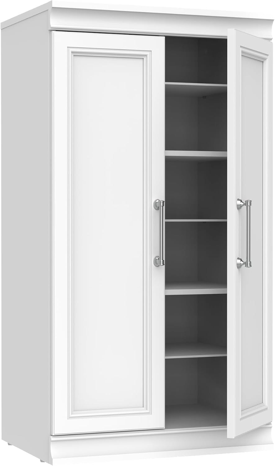 Closetmaid Modular Storage 21.38-Inch W 12-Shelf Cubby Storage Cabinet with Doors, White