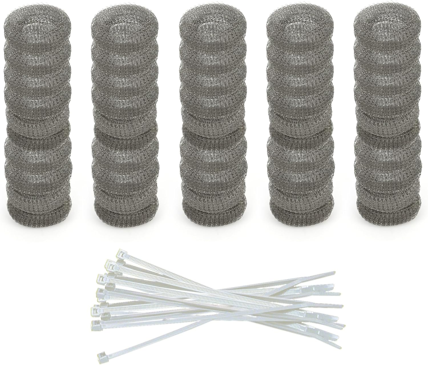 50Pcs Washing Machine Lint Trap Stainless Steel Lint Snare Traps With