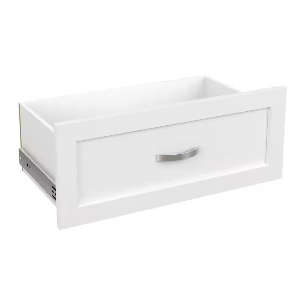 Style+ 10 In. H X 25 In. W White Shaker Drawer Kit for 25 In. W Style+ Tower