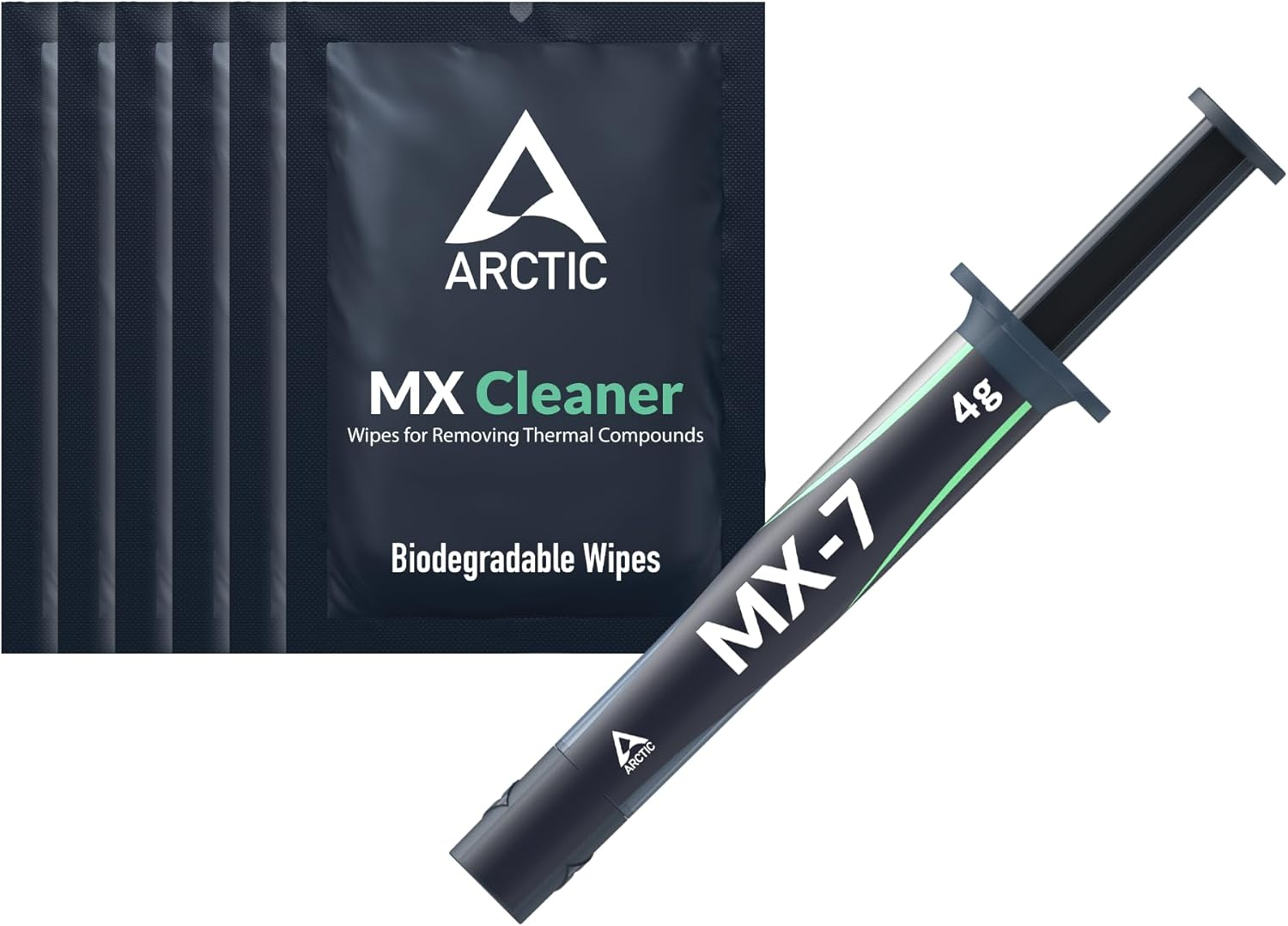 MX-7 (4 G, Incl. Mx-Cleaner) - Ultimate Performance Thermal Paste  Cpus, Consoles, Graphics Cards, Laptops, Very High Thermal Conductivity, Long Durability, Non-Conductive, Non-Capacitive