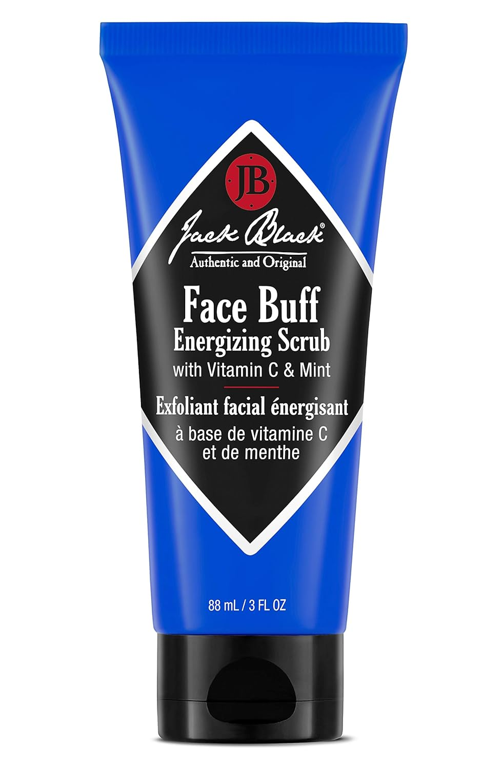 Jack Black Face Buff Energizing Scrub - Mens Face Wash & Pre Shave Scrub, Face Cleanser for Men, Pre Shave for Men, Mens Facial Cleanser, Mens Face Scrub, Exfoliating Face Wash, Jack Black Face Scrub
