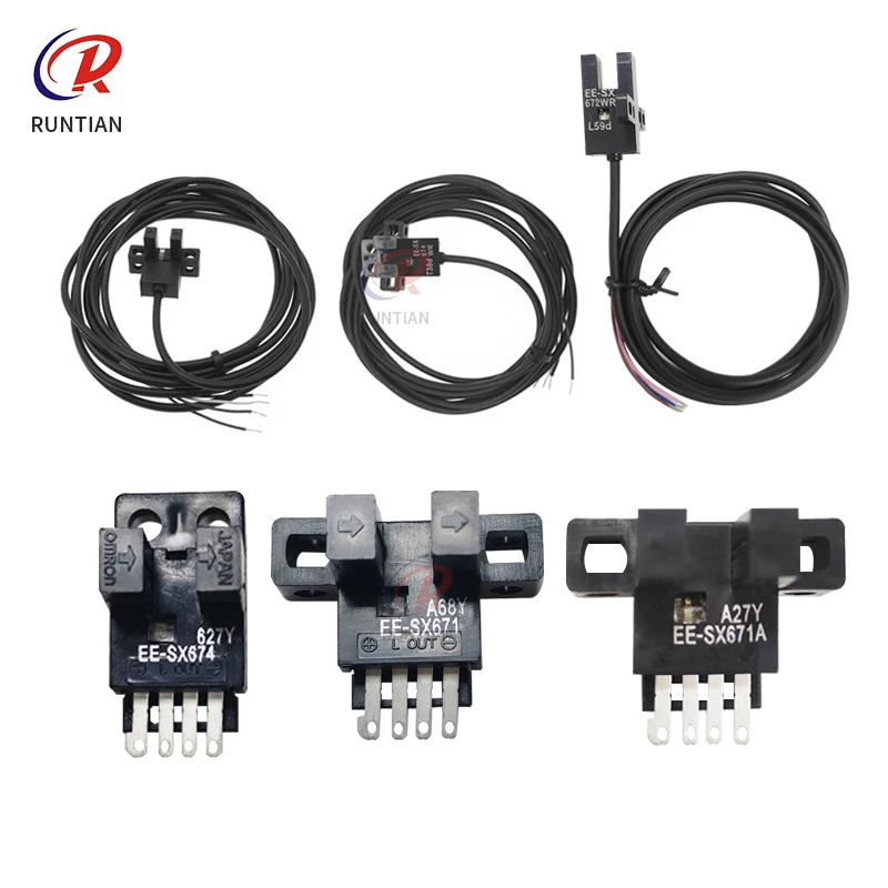 U-slot switch Photoelectric switch sensor for Kingt Dacen Maxcan X-roland Printer EE-SX671A EE-SX672 EE-SX674 RX671-N Sensor