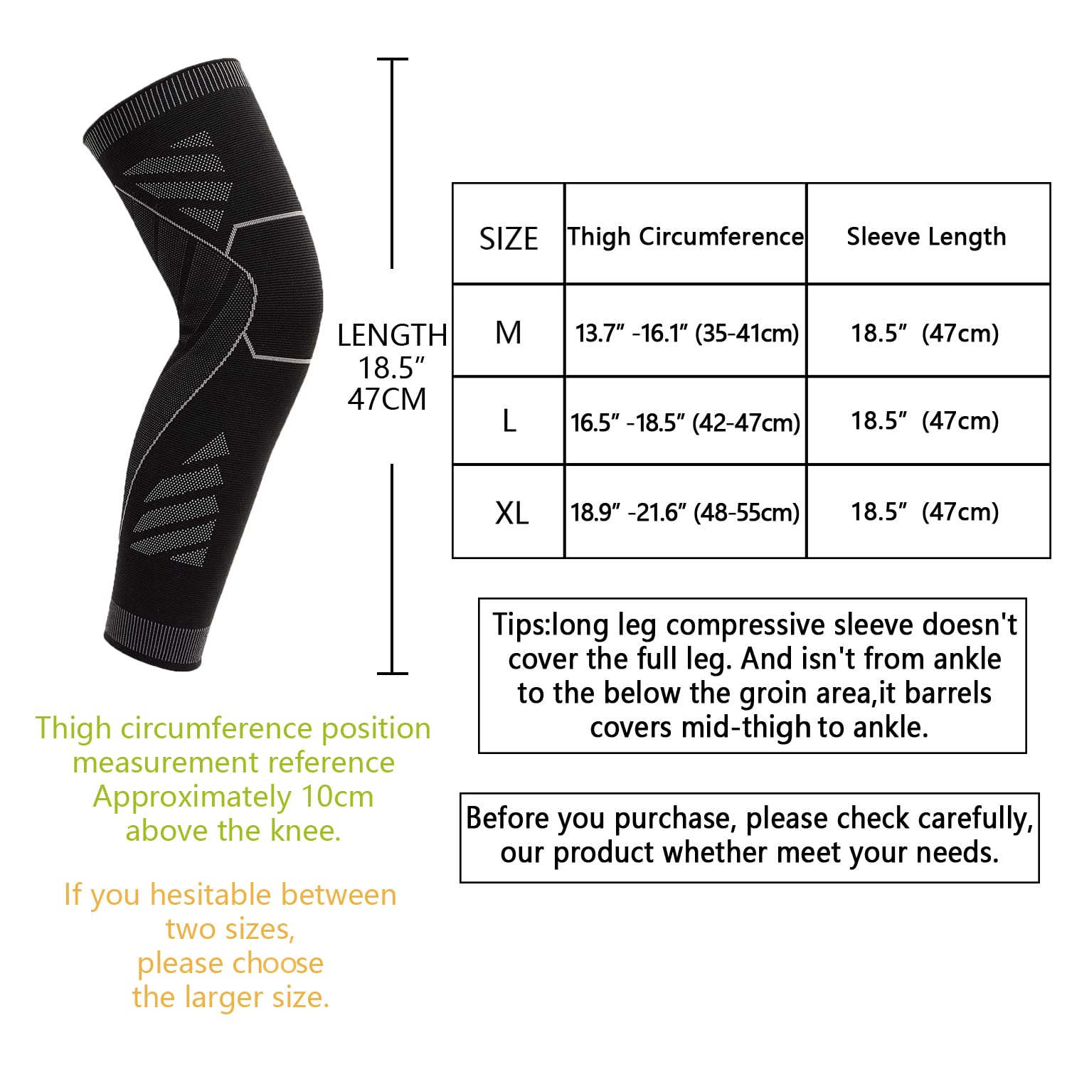SOLO ACTFIT Compression Knee Brace Knee Support Compression Sleeve for Arthri... - Picture 7 of 15