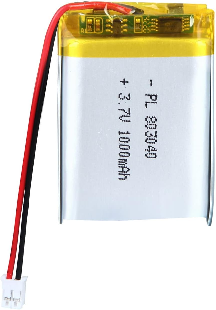 ih's shop　803040 3.7V 1000Mah 803040 Lipo Battery Rechargeable Lithium Polymer Ion