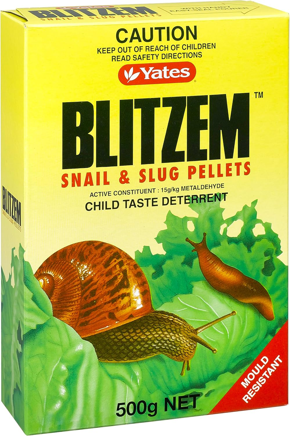 Blitzem Snail & Slug Pellets 500G – Fast Acting Snail & Slug Control for Vegetables, Flowers, Seedlings & Ornamental Plants, Garden Protection