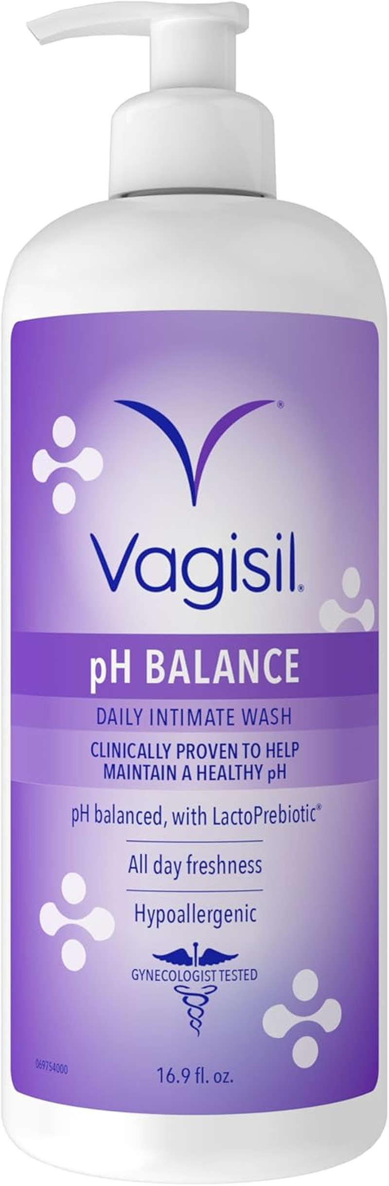 Feminine Wash for Intimate Area Hygiene, Ph Balance, Gynecologist Tested, Hypoallergenic, 16.9 Oz with Pump