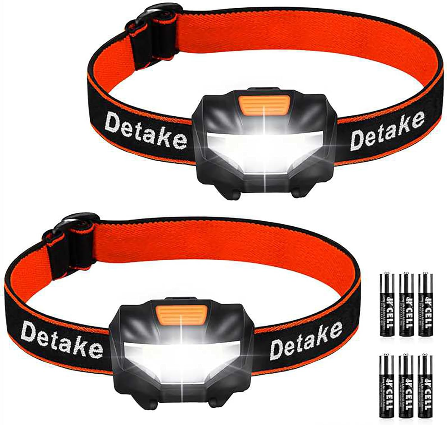 Kids Head Torch, 2 Pack Super Bright Lightweight LED Headlamp