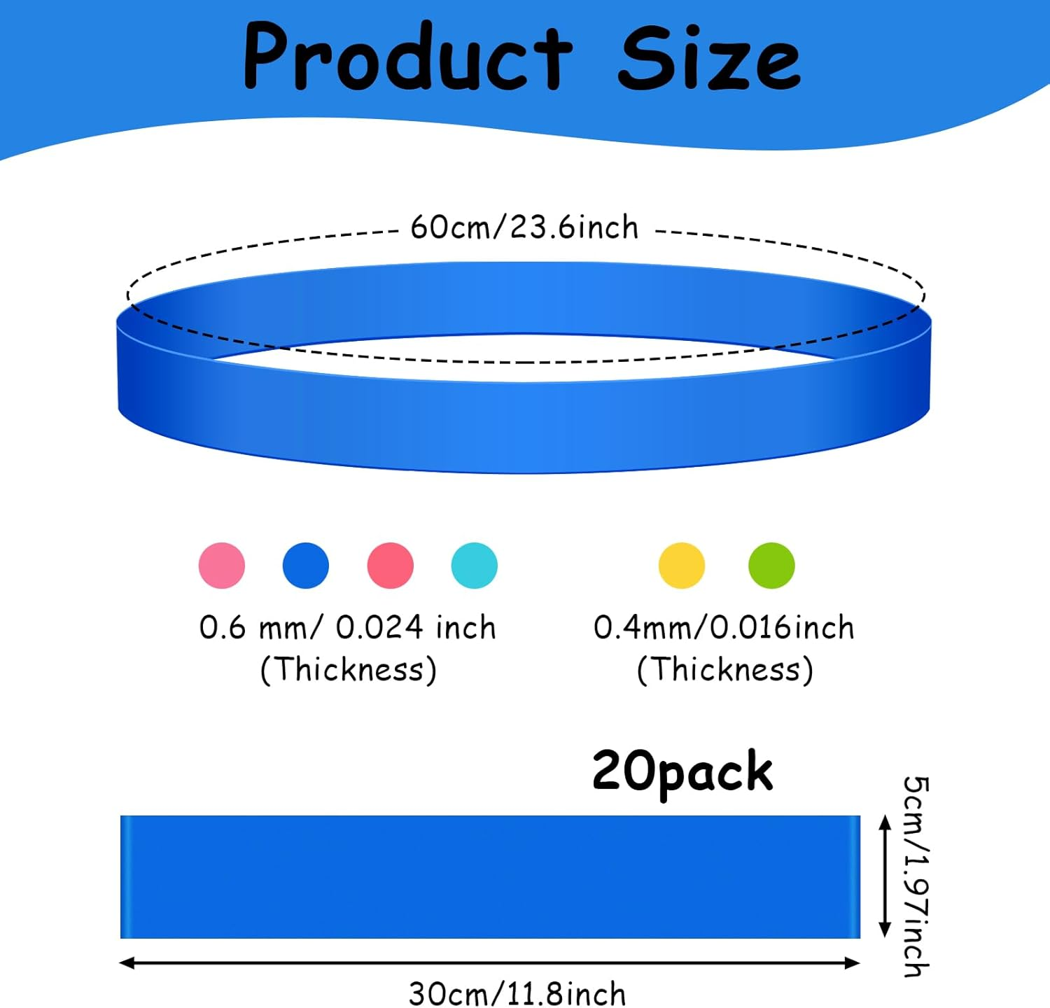 6 Pack Chair Bands for Kids with Fidgety Feet, ADHD Tools for Kids, ROOKEA Se... - Picture 3 of 28