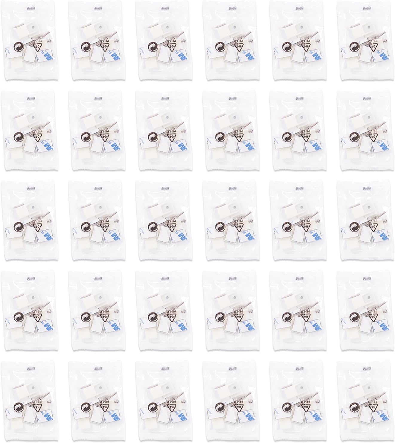 Permanent Outdoor Lights Screw Clips, 30 Packs of 5 Clips per Pack, Total 150 Pcs for Permanent Outdoor Lights H705A, H705B, H705C, H705D, H705E, H705F, H706A, H706B, H706C