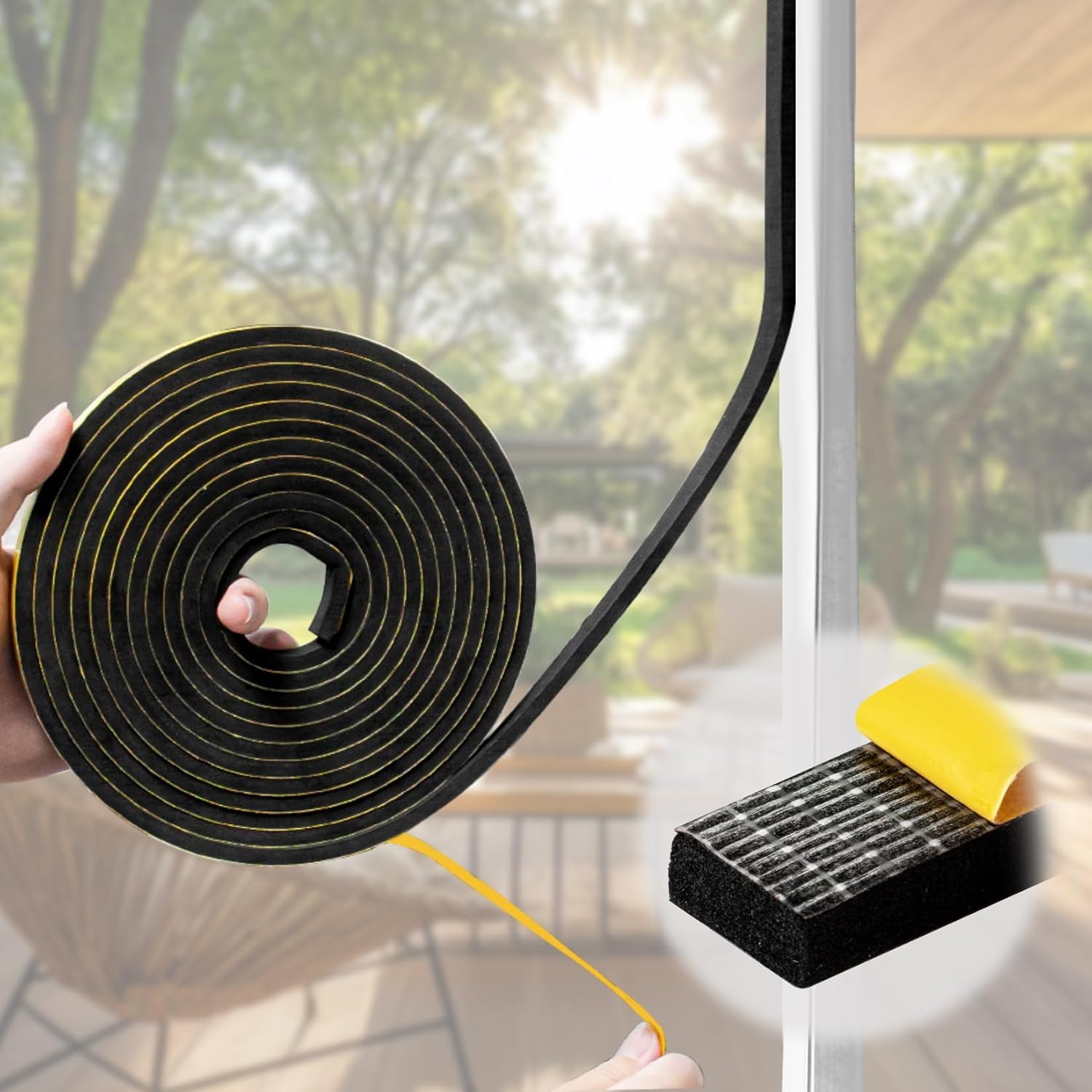 16Feet Weather Stripping Door Seal - 1/2