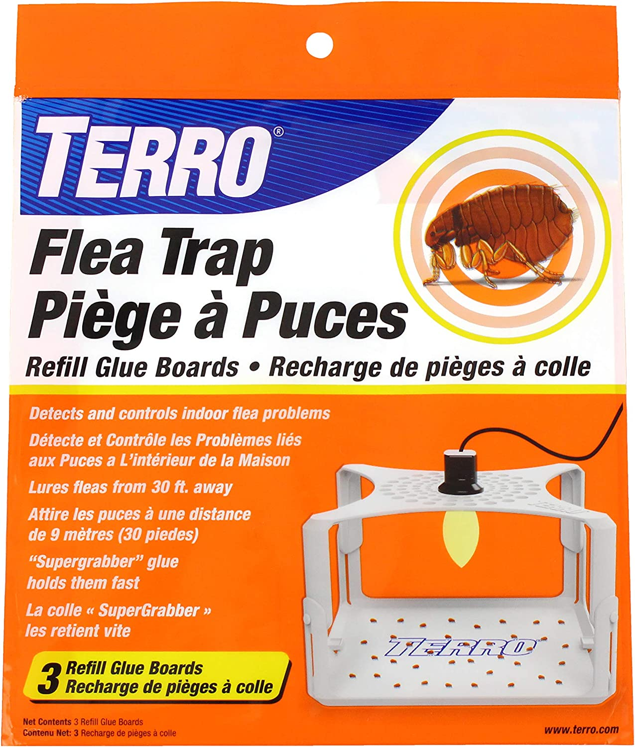 T231 Flea Trap Refills Replacement Flea Trap Glue Boards 3 Count