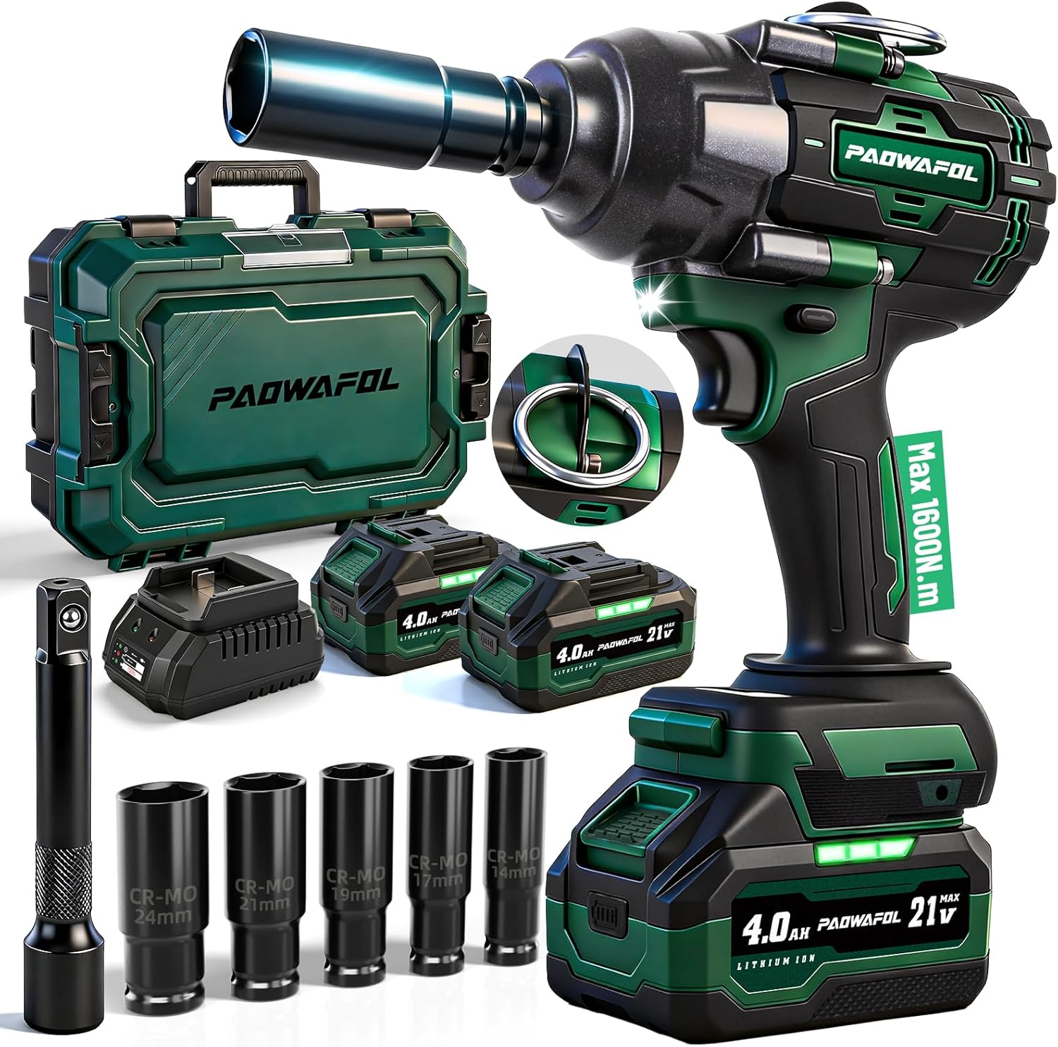 2026 Impact Wrench 1180Ft-Lbs(1600N.M), 1/2