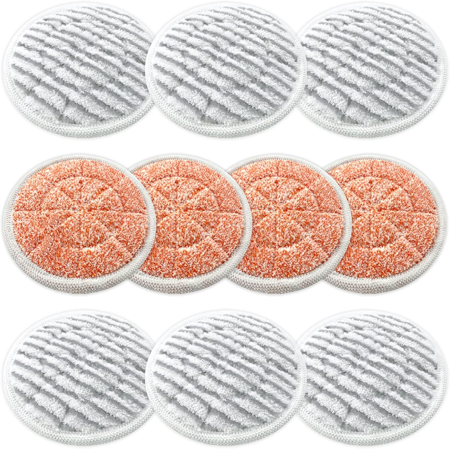 10-Pack S7000 Replacement Steam Mop Pads,Compatible with Shark S7001 S7000AMZ, S7000 S7001TGT S7201 S7005 S7020 S8001 S8201 Series Steam Mop Pads,Steam & Scrub All-In-One Scrubbing Mop Pads