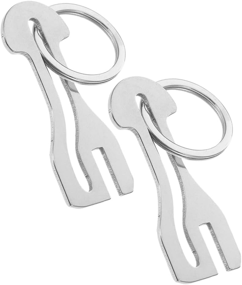 Operitacx 4 Pcs Shopping Trolley Token, Alloy Key Ring Quarter Holder Keychai... - Picture 11 of 13