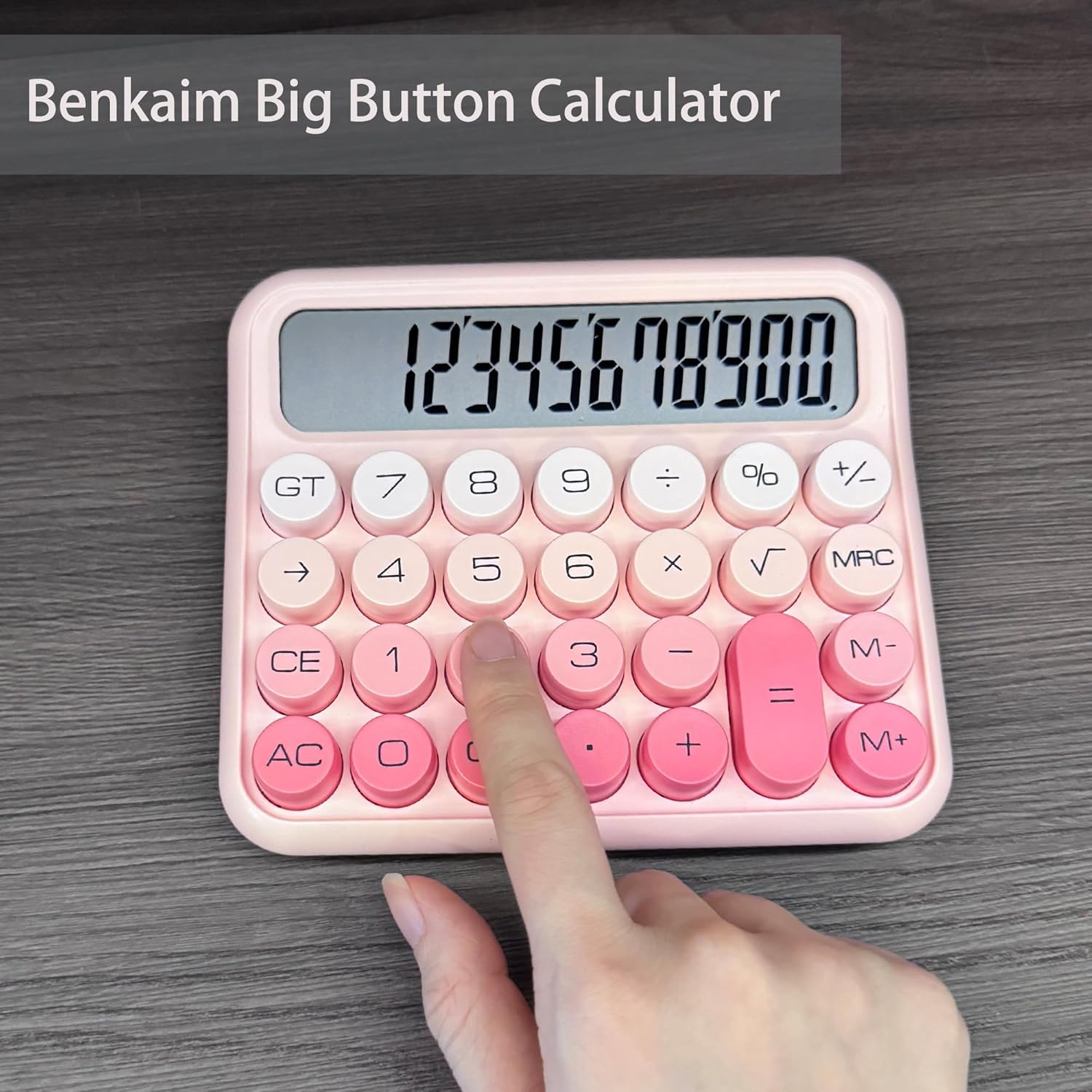 Benkaim Calculators, Desk Calculator,Basic Standard Calculator,12 Digit Large... - Picture 5 of 19