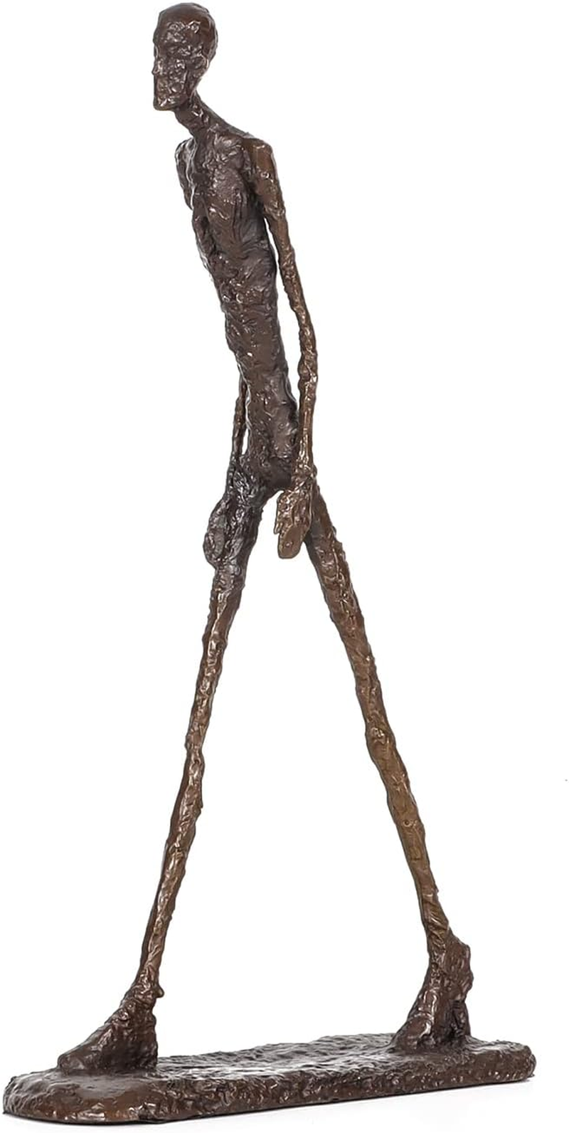 Bronze Giacometti'S Walking Man Statue Famous Abstract Sculpture Replica Home Decor 10" H