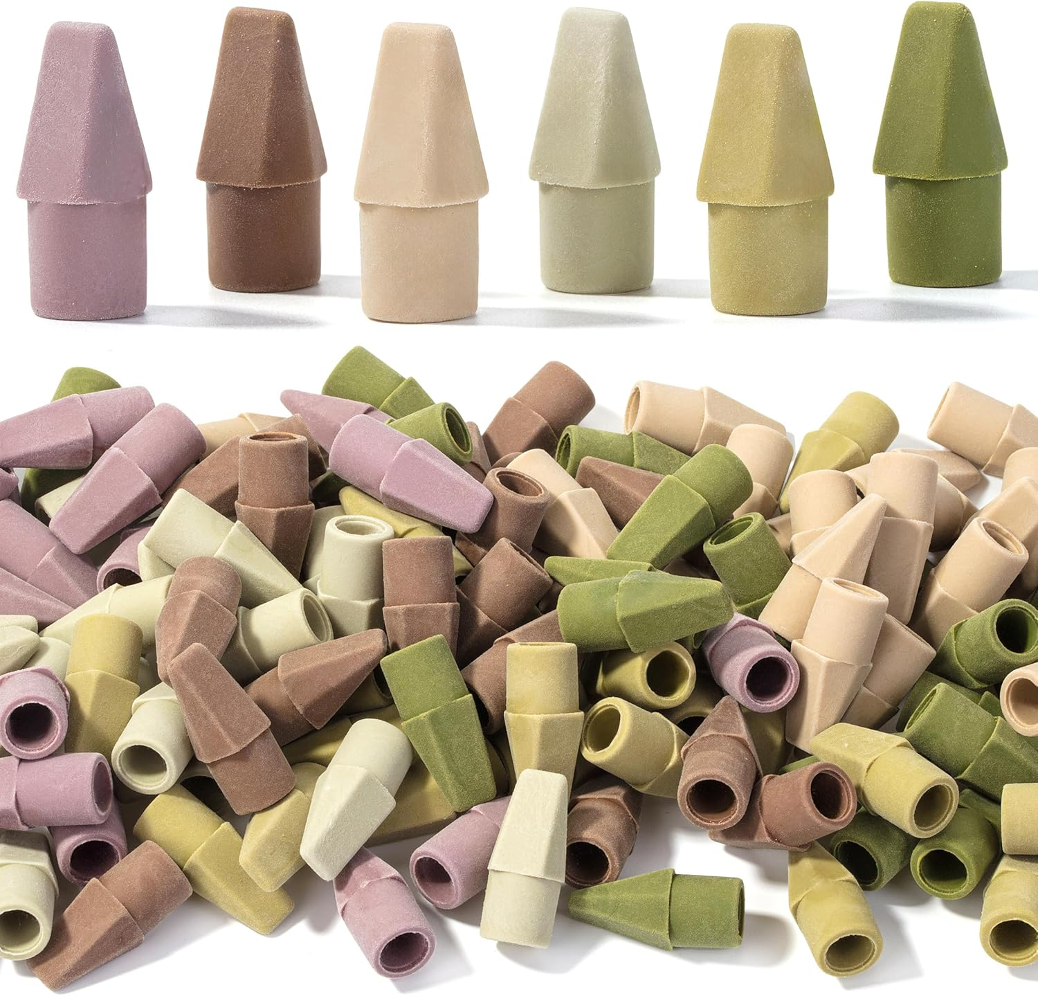 - Pencil Erasers Toppers, 120 Pack, Colorful, Latex Free, No Smudge, Mr Pen Erasers for Pencils