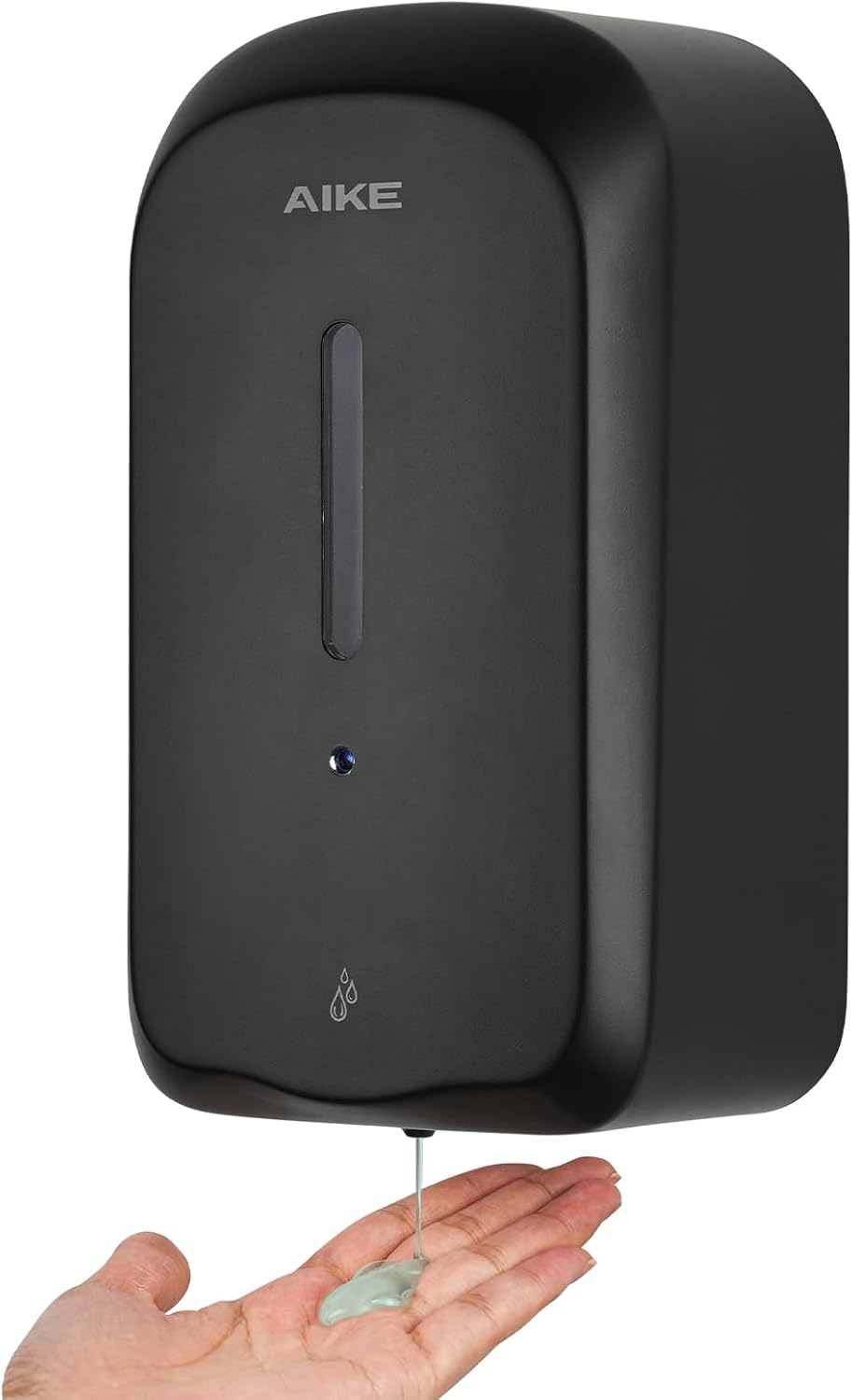 33.8Oz Automatic Wall Mount Liquid Soap Dispenser with Commercial ABS Construction, Model Ak1226S(Black)