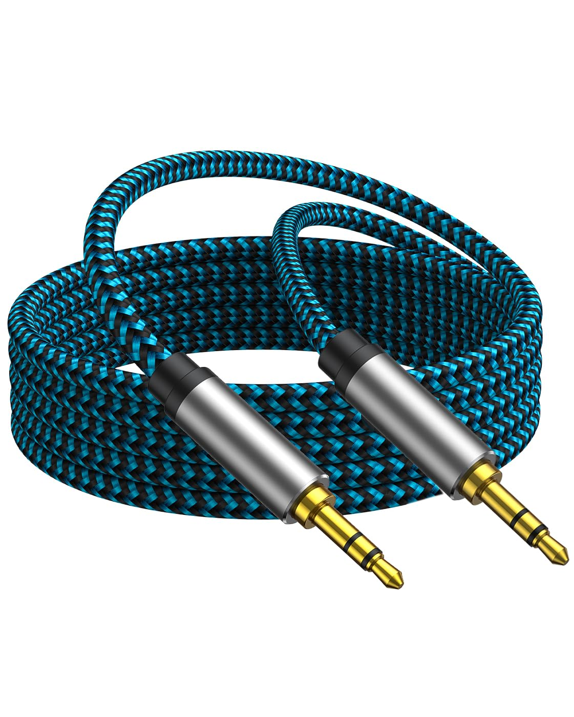 thumbnail image 2 of 6FT Braided 3.5mm Male To Female Audio Cable – Stereo AUX Extension Adapter 2 of 4