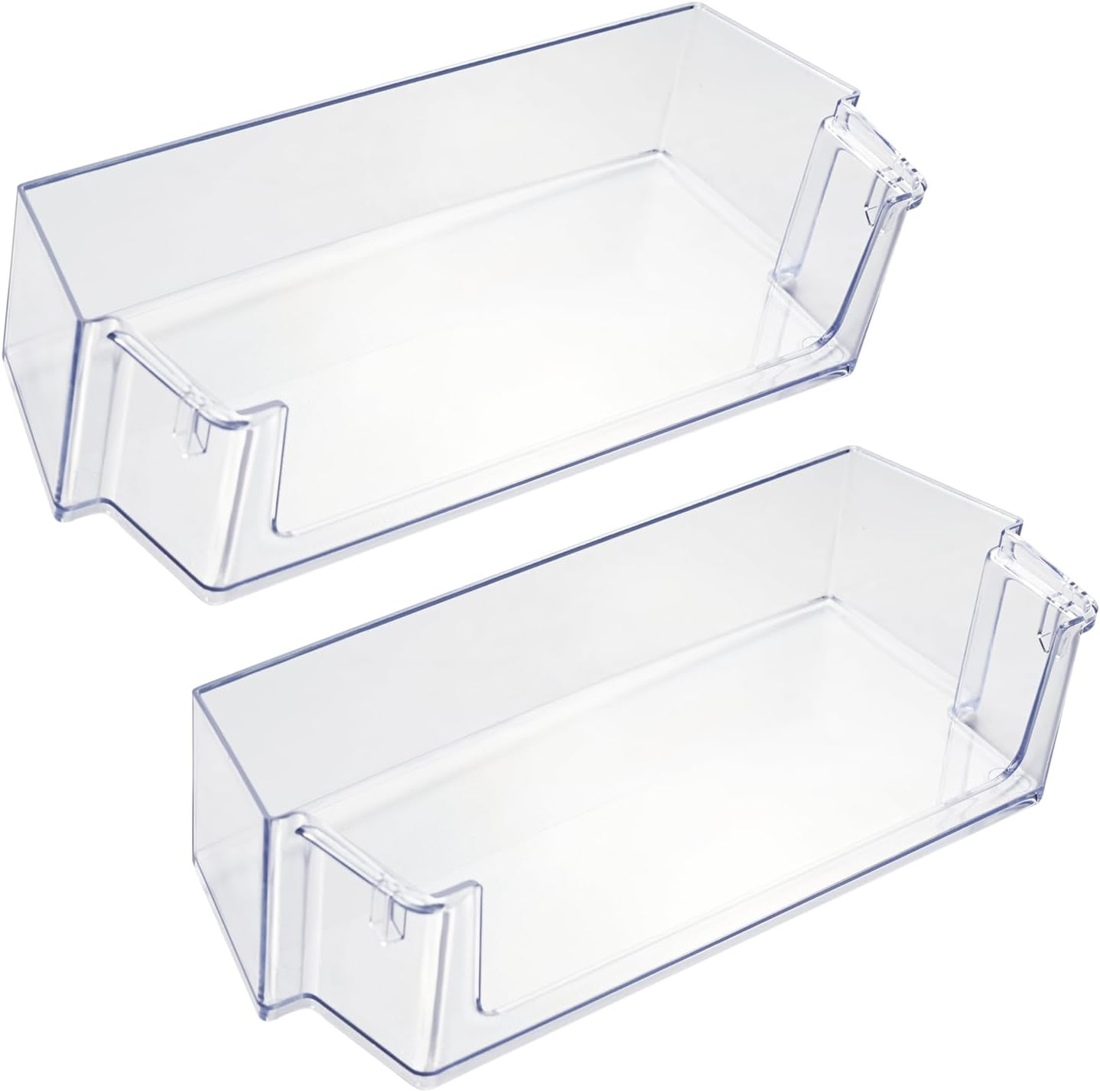 2 Pcs Upgraded W11239961 W10900538 Refrigerator Door Shelf Bin Compatible with Whirlpool Refrigerator, Replace 4591452, AP6333410, PS12578777, Eap12578777,