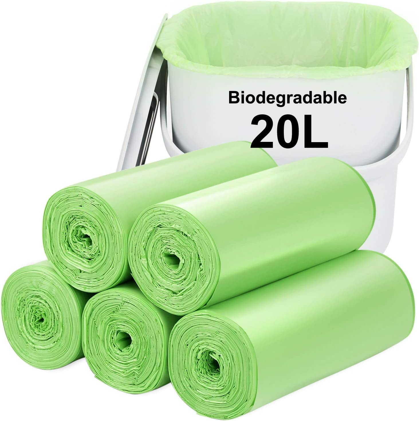 Bin bags 5L,120PCS, Bin Liner For Countertop Bin.Aievrgad Trash/Garbage/rubbi... - Picture 20 of 24