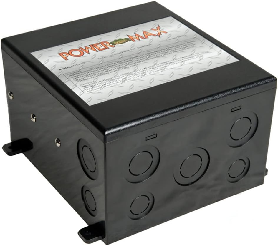 PMTS 50A - Automatic Transfer Switch for RV with 30A or 50 Amp AC Service | Safe, Easy to Use, Durable, Reliable & Superior Performance (One Pack 8 X 8 X 5)