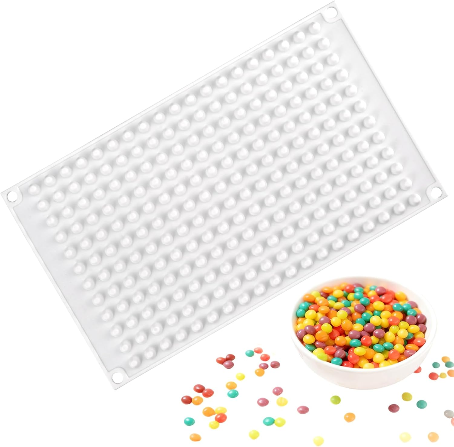 Silikonform Kugel Backform 228 Löcher Ø 5Mm, Pralinenform Kugel Silikonform Schokoladenformen Kugelform Silikon Für DIY, Pralinenform Rund Klein Für Gelee Pudding Süßigkeiten Schokoladenkugel