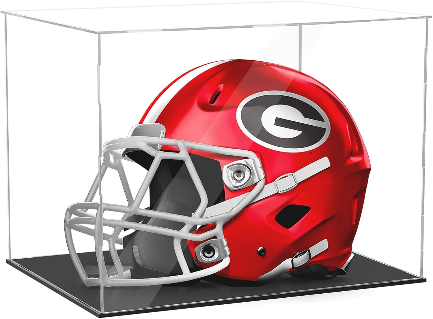 Football Helmet Display Case Full Size Acrylic Baseball Hat Display New