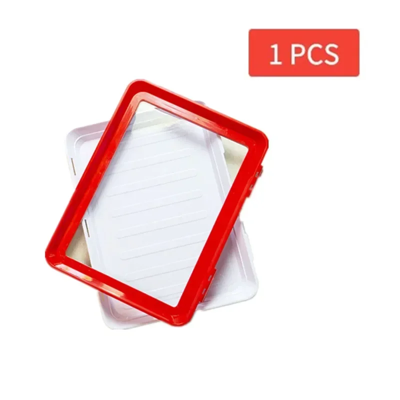 Reusable Food Preservation Tray for Seafood, Beef, and Ham - Keep Your Freshness with This Refrigerator Organizer!