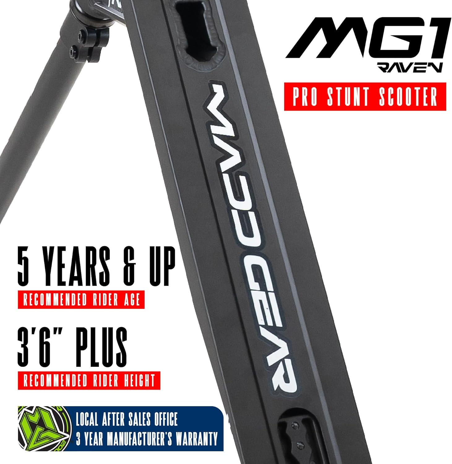 Pro Stunt Scooter for Kids Ages 5-12 Lightweight Durable Trick Scooter for Sk... - Picture 7 of 15