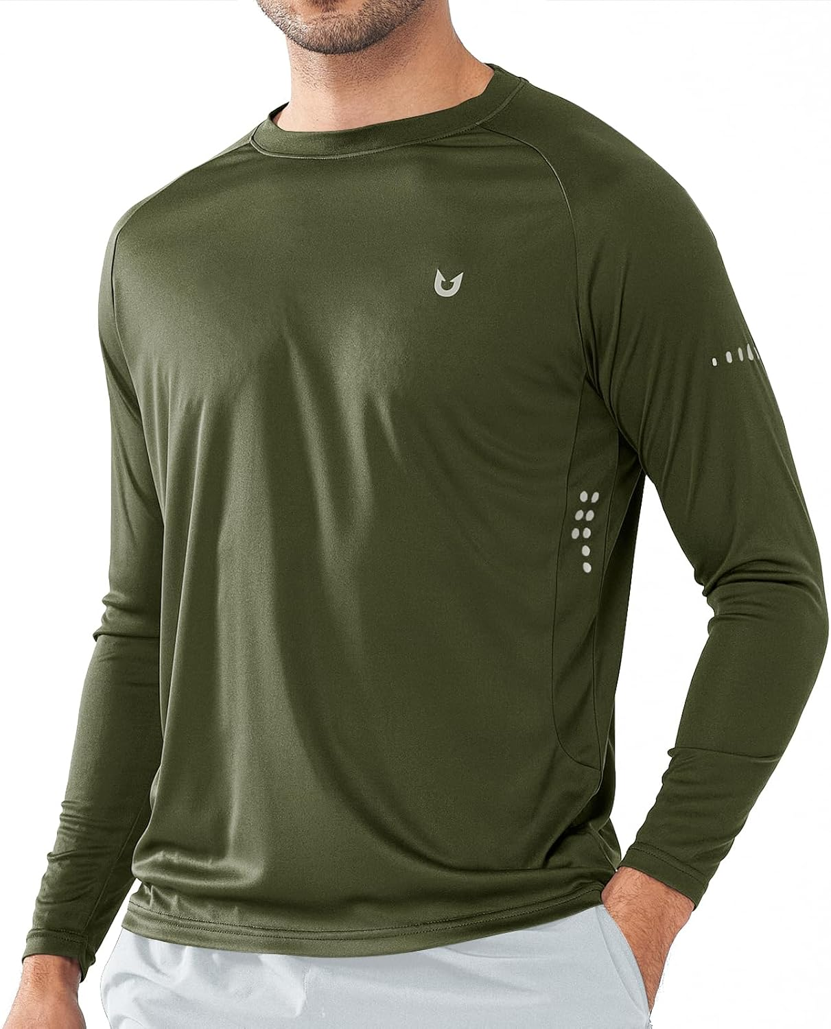 NORTHYARD Men's UPF 50+ Long Sleeve Rash Guard for Ultimate Sun Protection -New