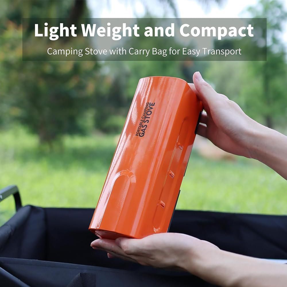 Solohike Portable Camping Stove Camping Cassette Stoves with Carrying Bag for... - Picture 5 of 14