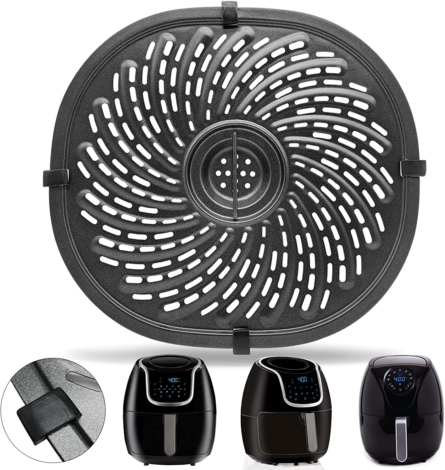 Ersatz Crisper Plate Für Gourmia GAF716 7QT Air Fryer – Quadratische Grillplatte Mit Antihaftbeschichtung