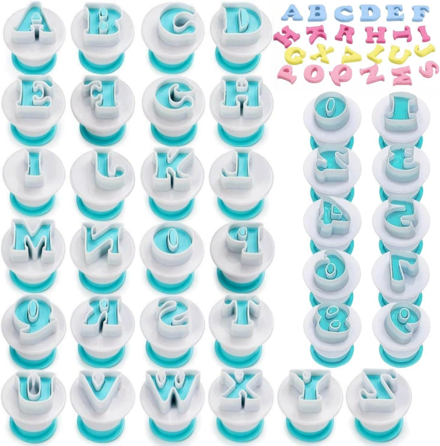 36 Stück Buchstaben Ausstecher Für Fondant, Ausstechformen DIY Tortendeko