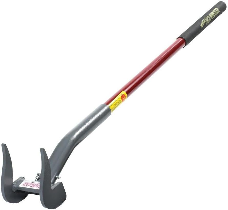The Original Deck Wrecker Deck Board Removal Tool. Heavy-Duty Professional-Grade Pry Bar Engineered for Power & Efficiency. Trusted by Professionals for Their Toughest Jobs