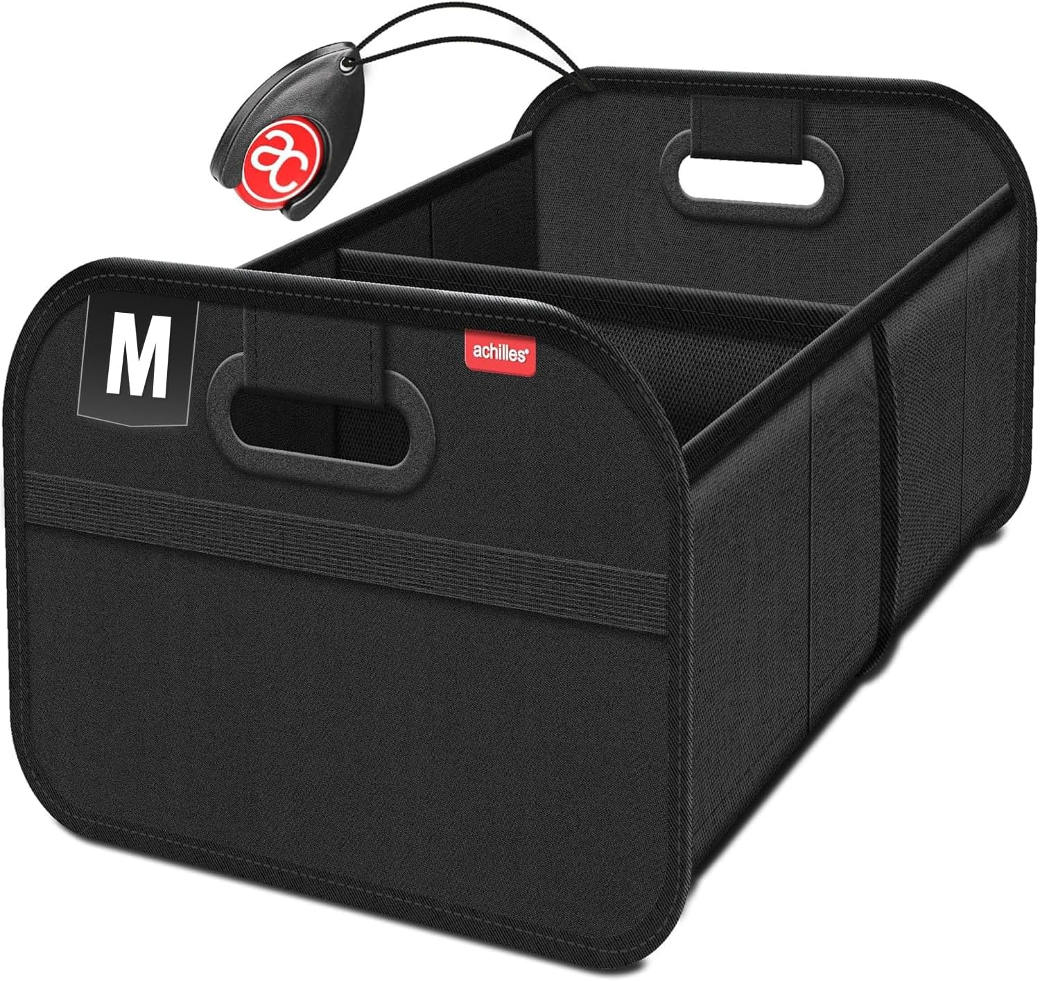Achilles Auto Kofferraum Organizer – Kofferraumtasche Faltbar Und Viel Stauraum – Geräumige & Pflegeleichte Faltbox – Auto Zubehör Innenraum Organizer – Stabiler Boden & Tragegriff