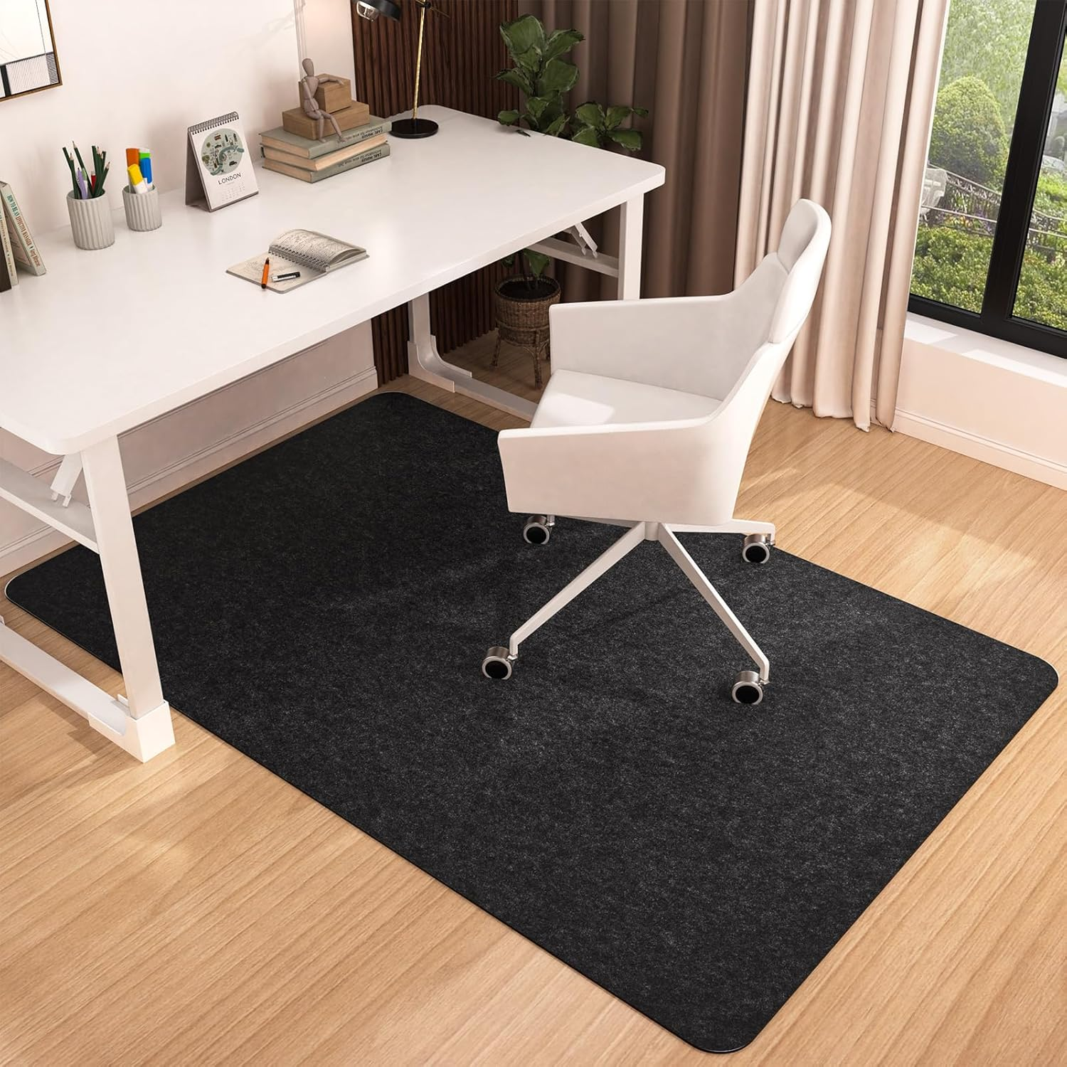 Office Chair Mat for Hardwood & Tile Floor, 55