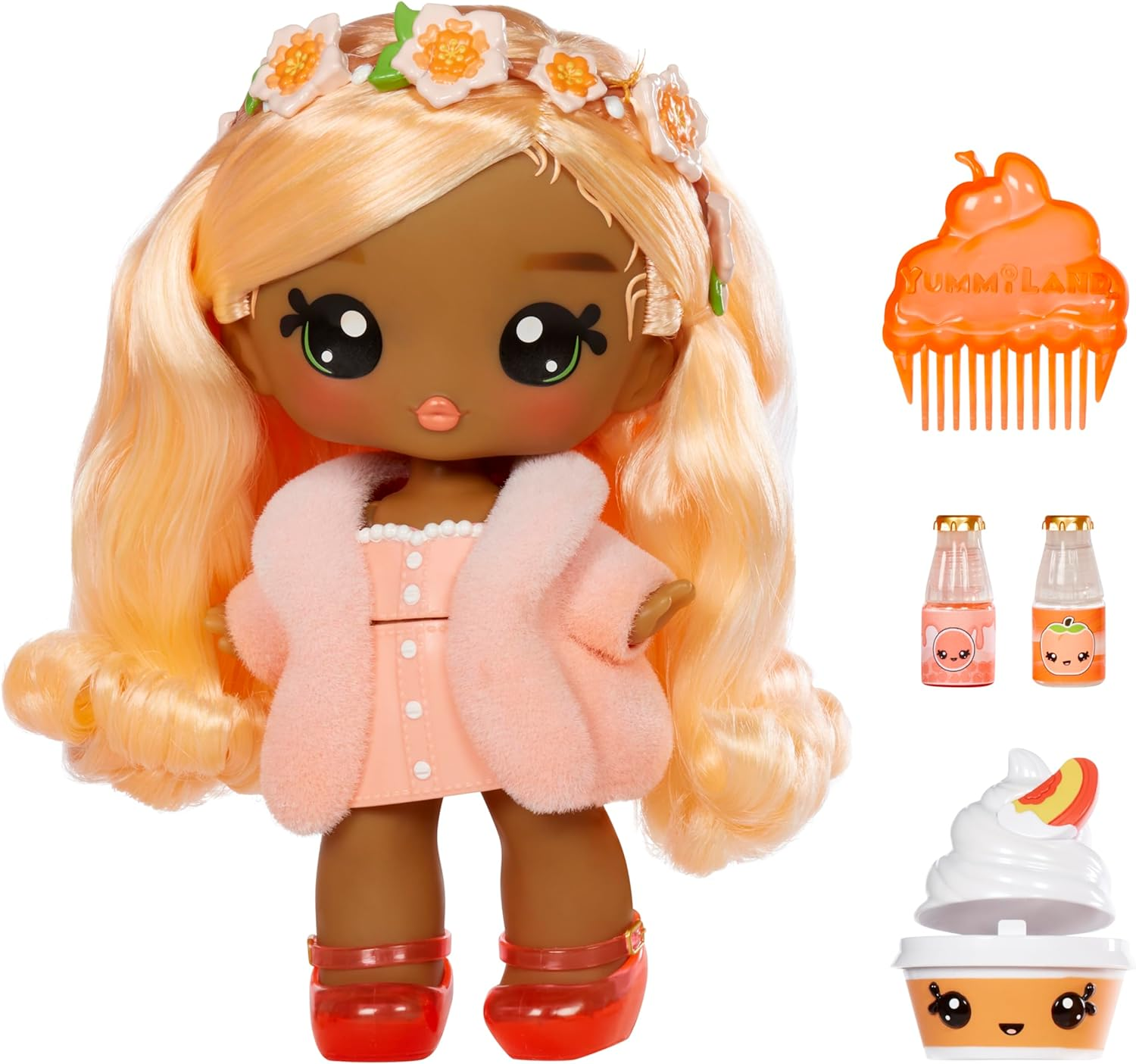 Yummiland Large Doll and Num Nom Lipgloss Pet - Bianca Bubblegum and Cake Sli... - Picture 8 of 15