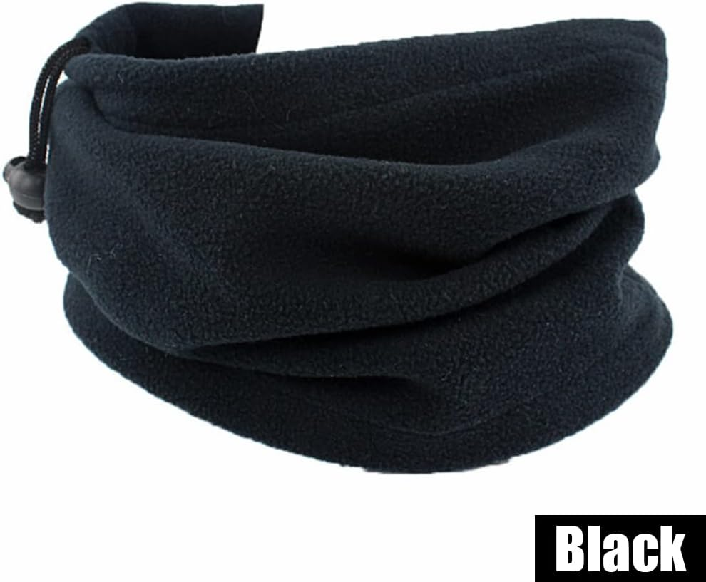 Winter Warm Fleece Snood Scarf Neck Warmer Beanie Hat Ski Balaclava Men Women - Picture 3 of 19