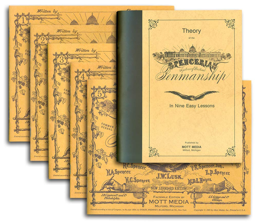 Spencerian Cursive Copybook Set plus Theory