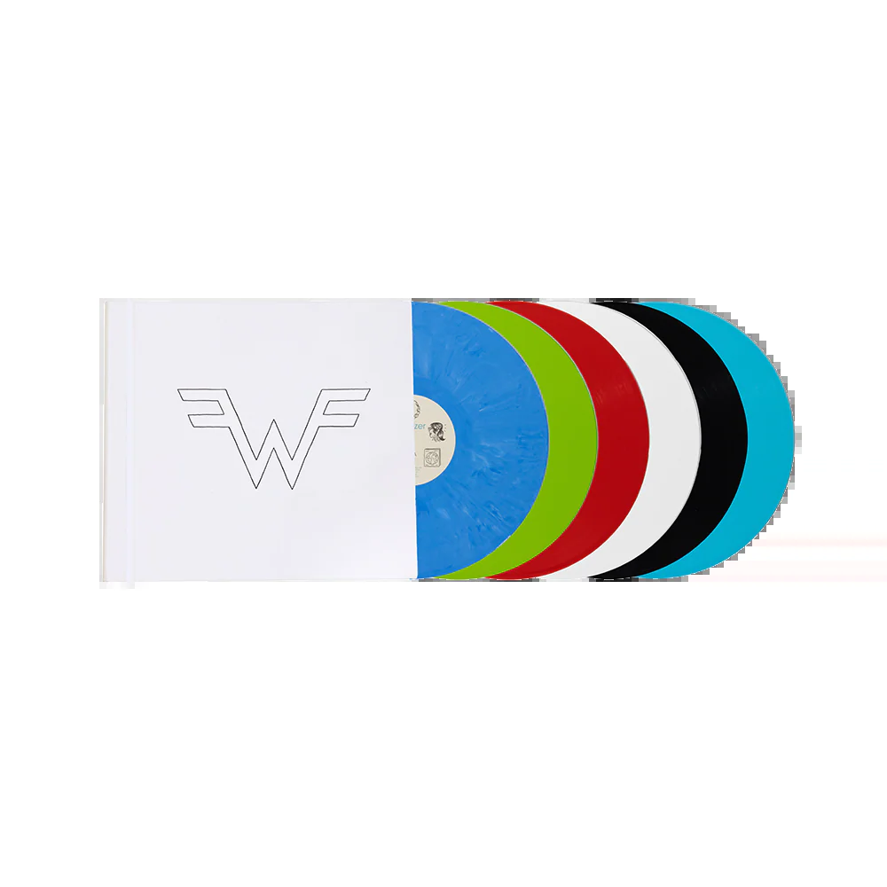 Weezer Coloring Book Limited Box Set 6 Color Vinyl LP Albums with Markers 